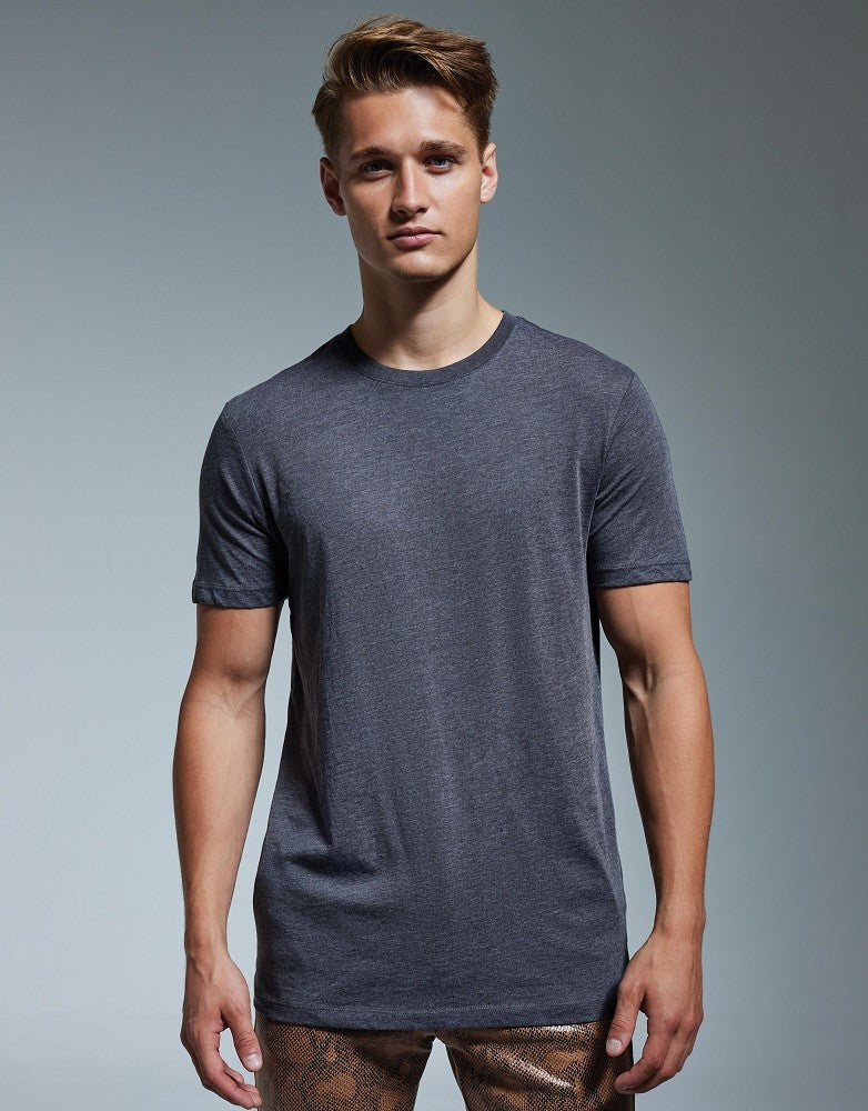 Organic Fashion T-Shirt | DARK GREY MARL